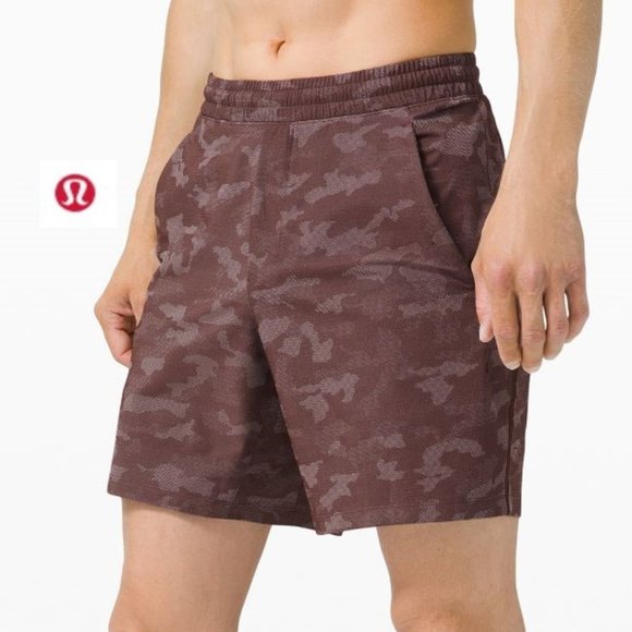 lululemon athletica Other - Lululemon Pace Breaker Linerless Camo Brown Short 7'' - Size M